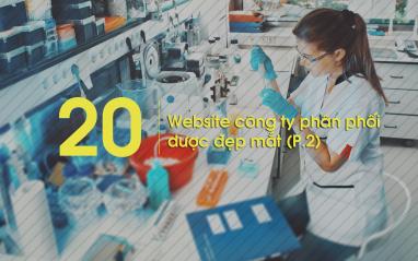 20 mẫu website công ty phân phối dược phẩm có giao diện thu hút (P.2)