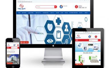 Review mẫu website bán thiết bị y tế ấn tượng nhất
